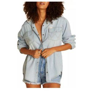 Billabong X Wrangler Women's Headed West 2 Button down Shirt